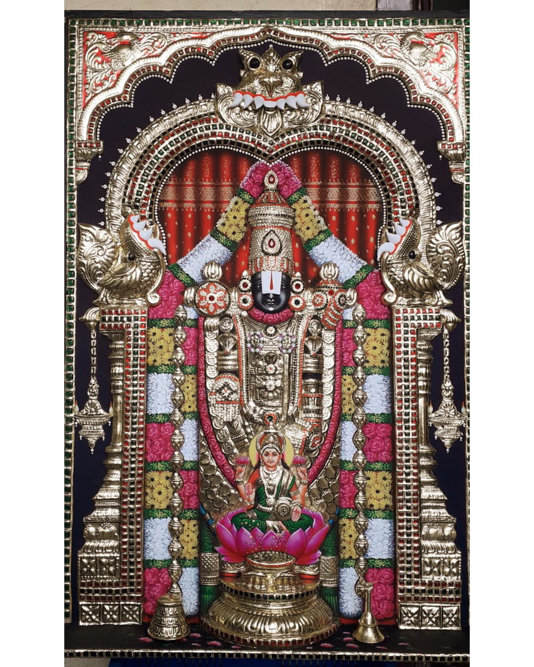 Riddhi Siddhi Art Creations - Intricate Gopuram Look Balaji Temple Mural